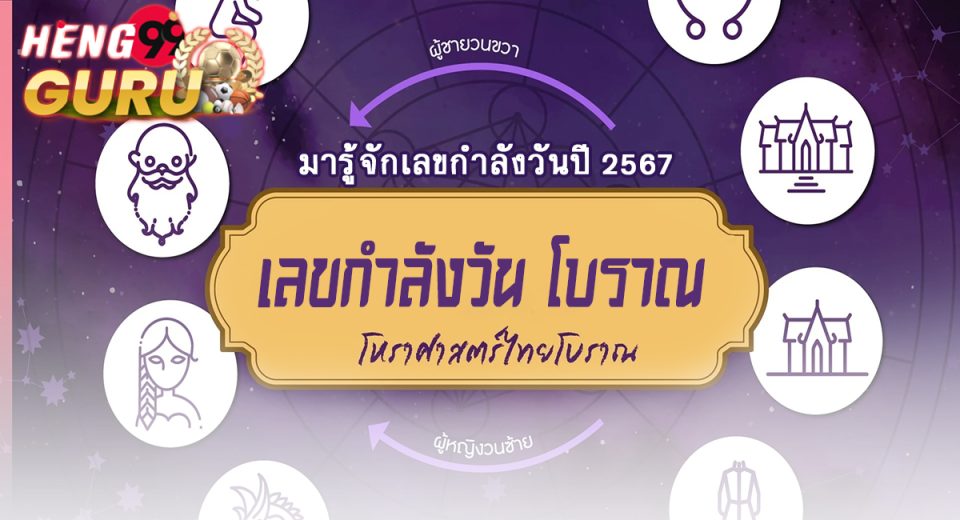 เลขกำลังวัน โบราณ -"Ancient day power numbers"