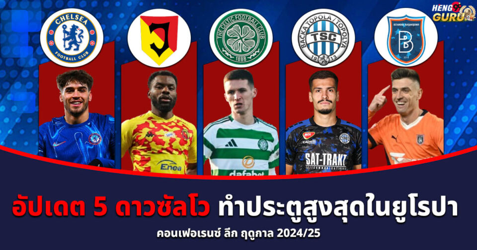 5 ดาวซัลโว ยูโรปา-"5 top scorers in Europa League"