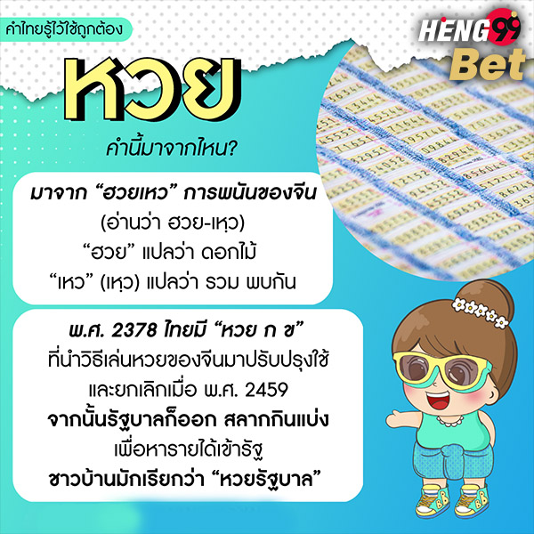 รูปภาพหวยคำนี้มาจากไหนของ heng99