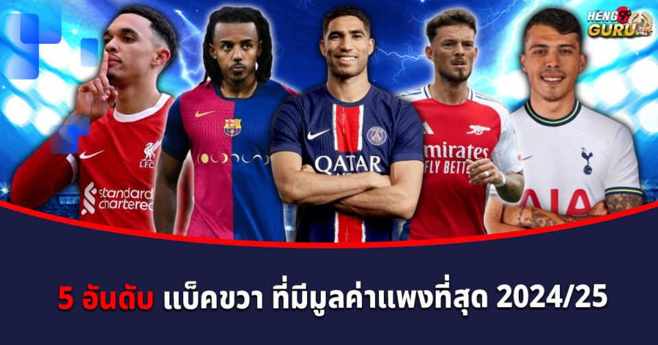 5 อันดับแบ็คขวา-"Top 5 right-backs"